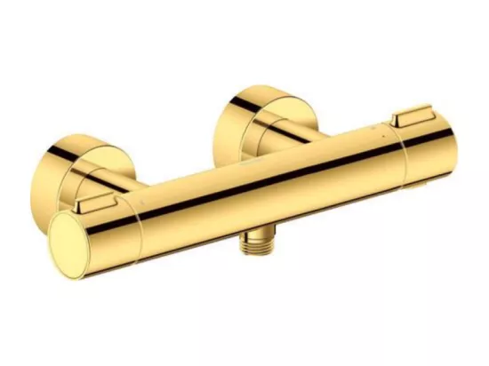Mitigeur de douche thermostatique DURAVIT 1000 doré poli