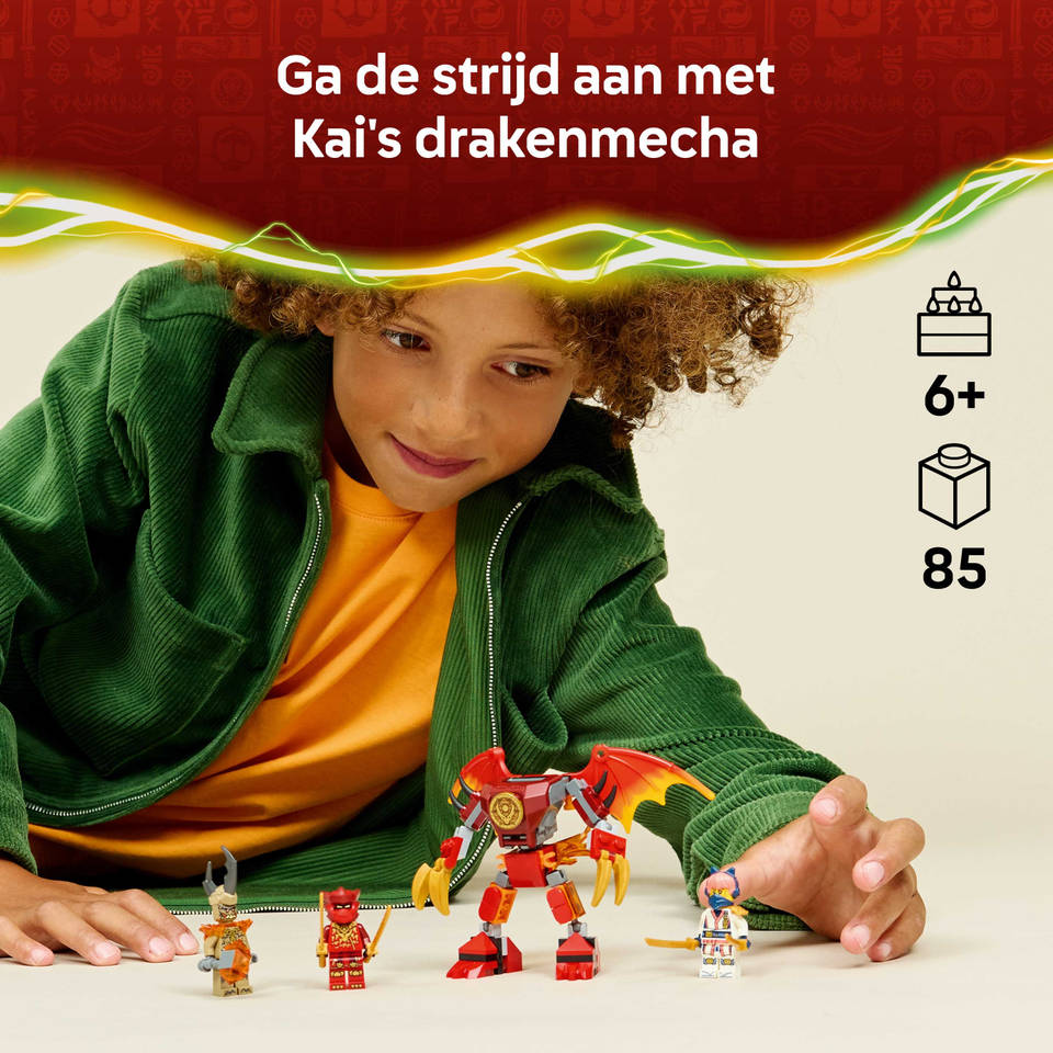 LEGO NINJAGO Kai's drakenmecha strijdpakket 71851
