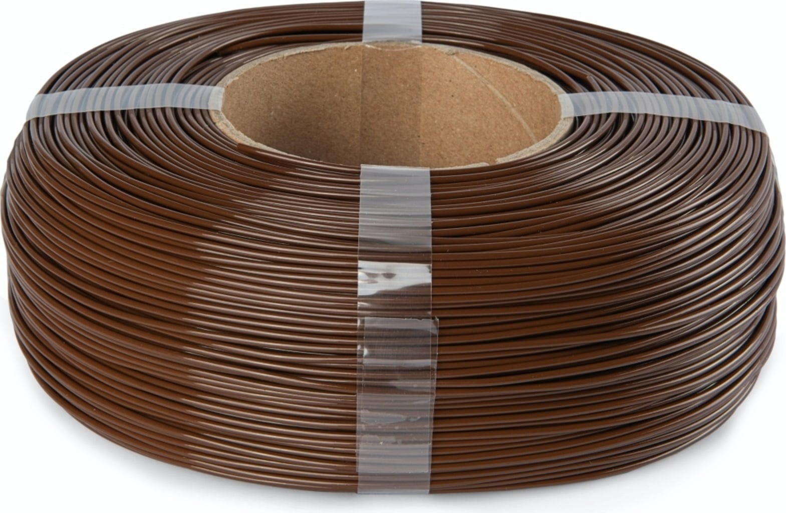 The Filament  ReFill PLA Bison Brown, 1,75 mm / 1000 g    Zuverlässiges & kostengünstiges PLA ohne Spule in Bison Brown