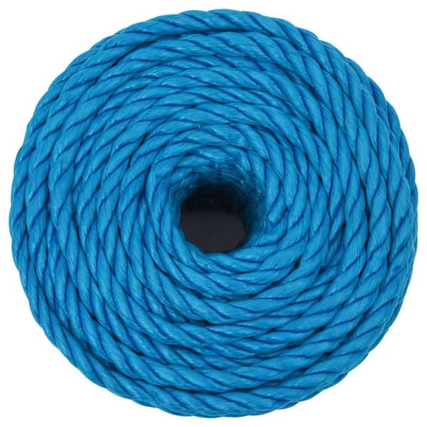 vidaXL Arbeidstau blå 10 mm 25 m polypropylen