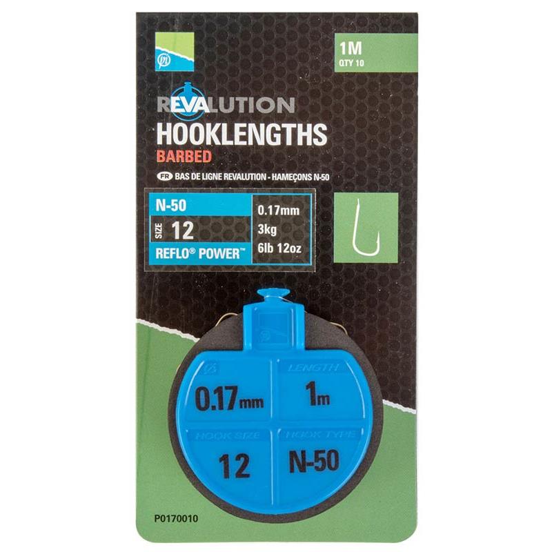 Bas De Ligne Preston Innovations N50 Revalution Hooklengths