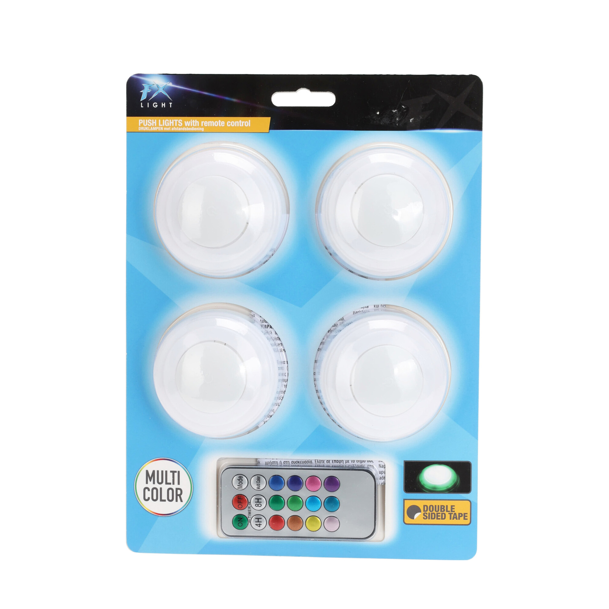 LED Lampen 4er Set mit Fernbedienung