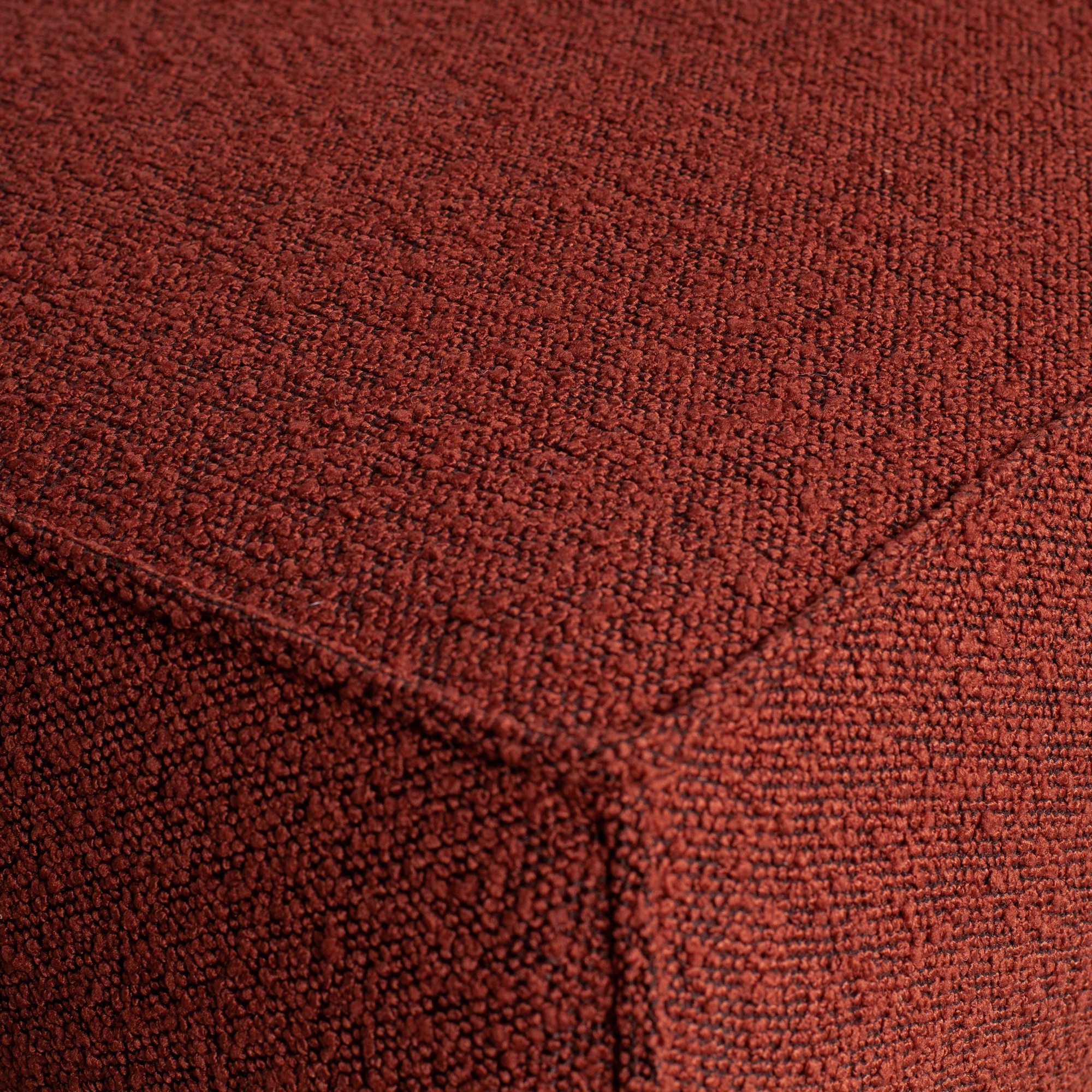 4-zits bank Statement XL Statement XL 4-Zits Bank - 372 cm - Bouclé - Chestnut