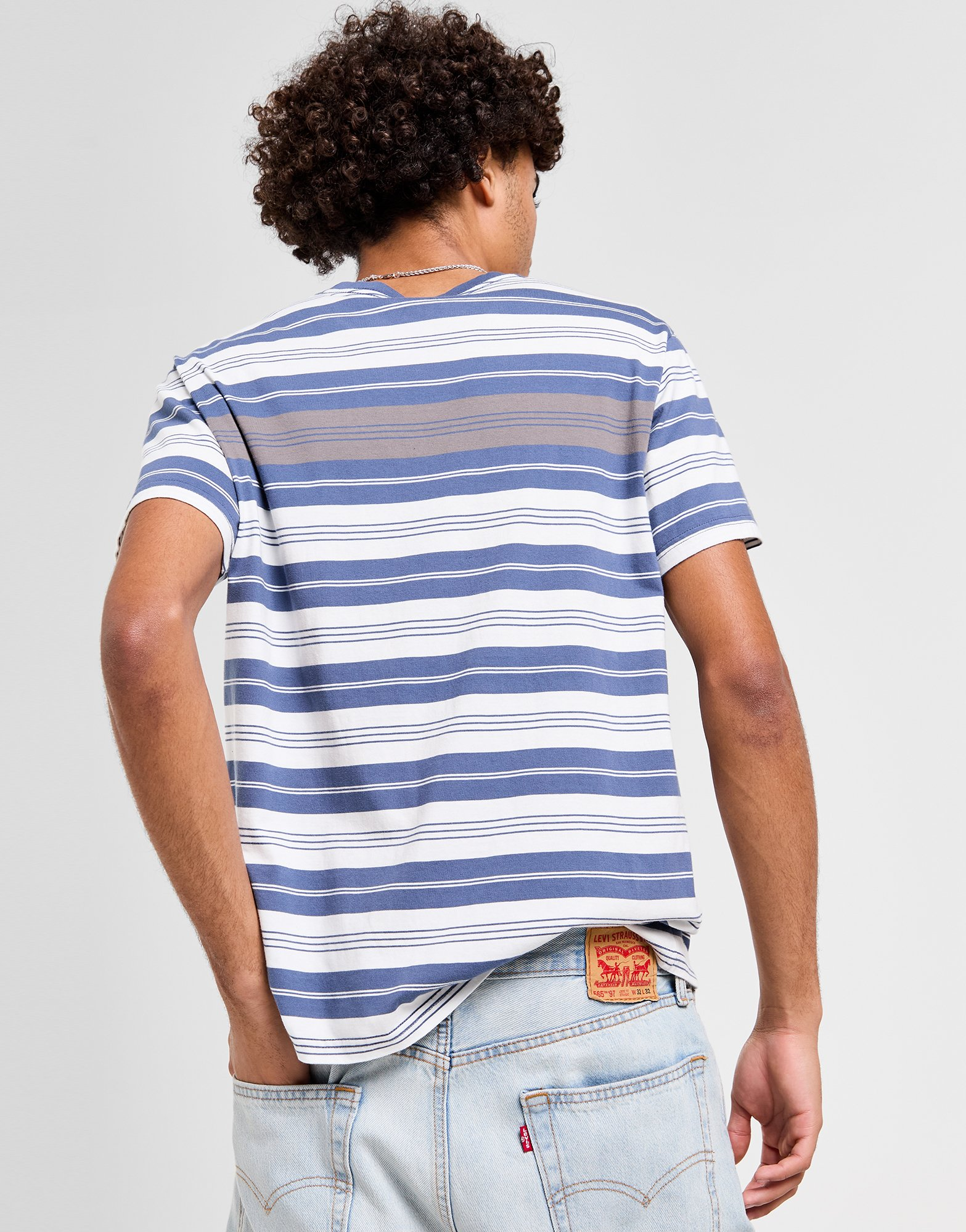 LEVI'S T-shirt Stripe Baby Tab Homme