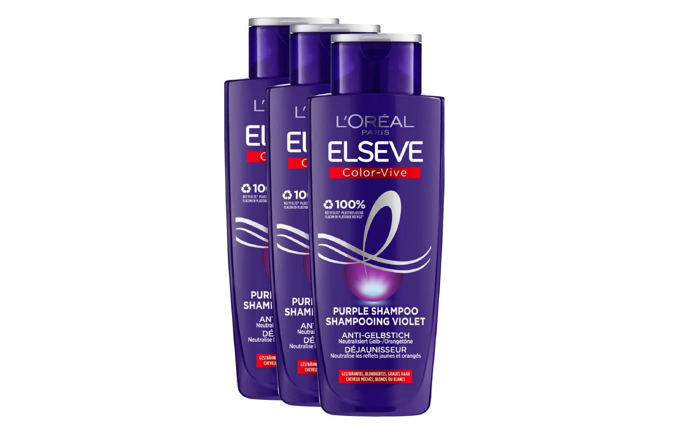 Shampoo Color-Vive Purple 3 x 200 mlSchützendes und nährendes Haarshampoo