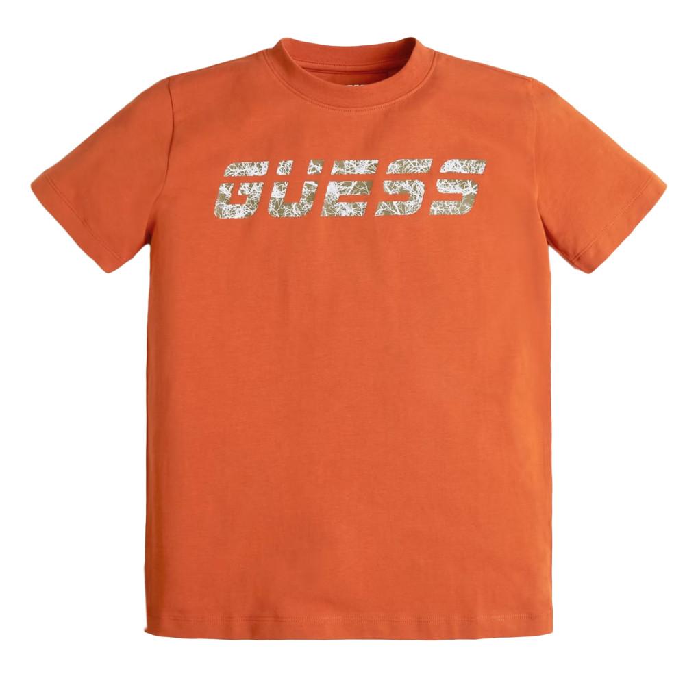 Guess T-shirt Orange Garçon Guess Ksa