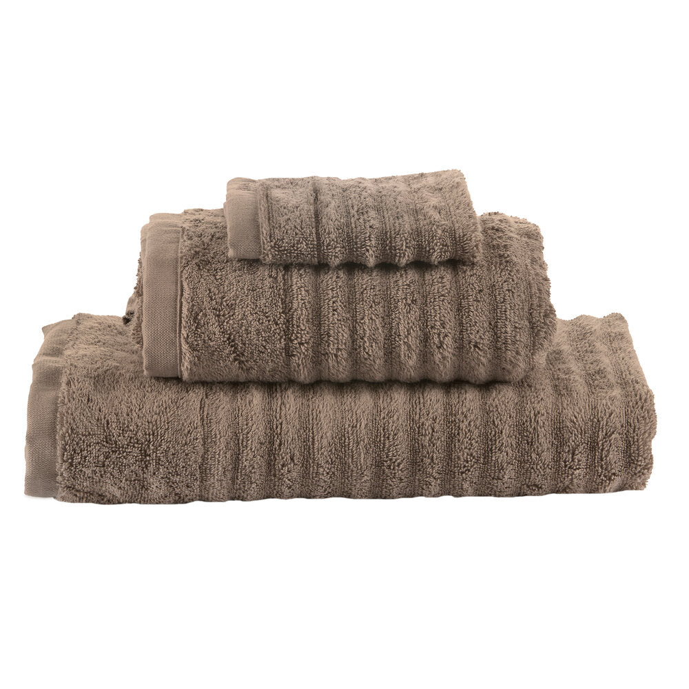 Bahne Interior  Wave håndklæde - Soft Brown