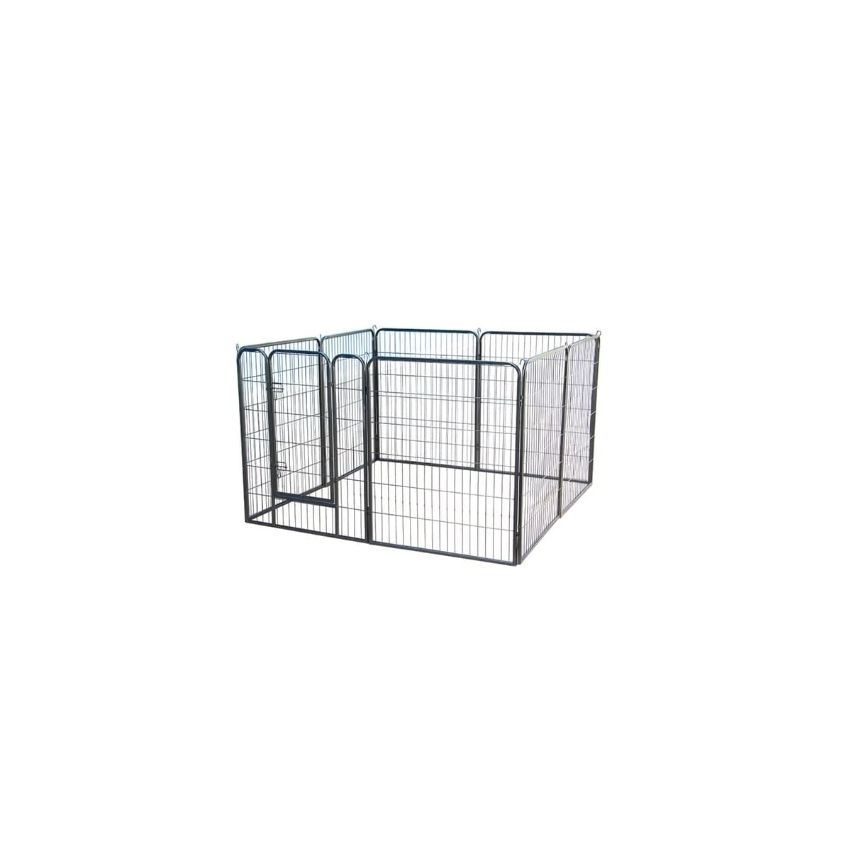 Hundehage i metall 80x60cm 8 Deler