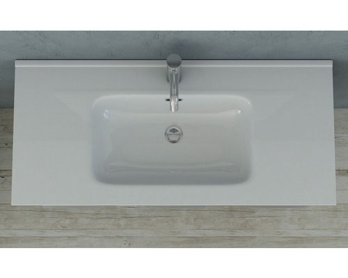 Baden Haus Tessin wastafelmeubel 101 x 46 cm glanzend wit 50200