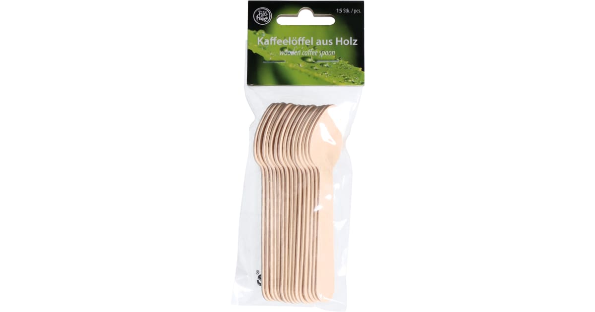 Kaffeelöffel aus Holz 11 cm