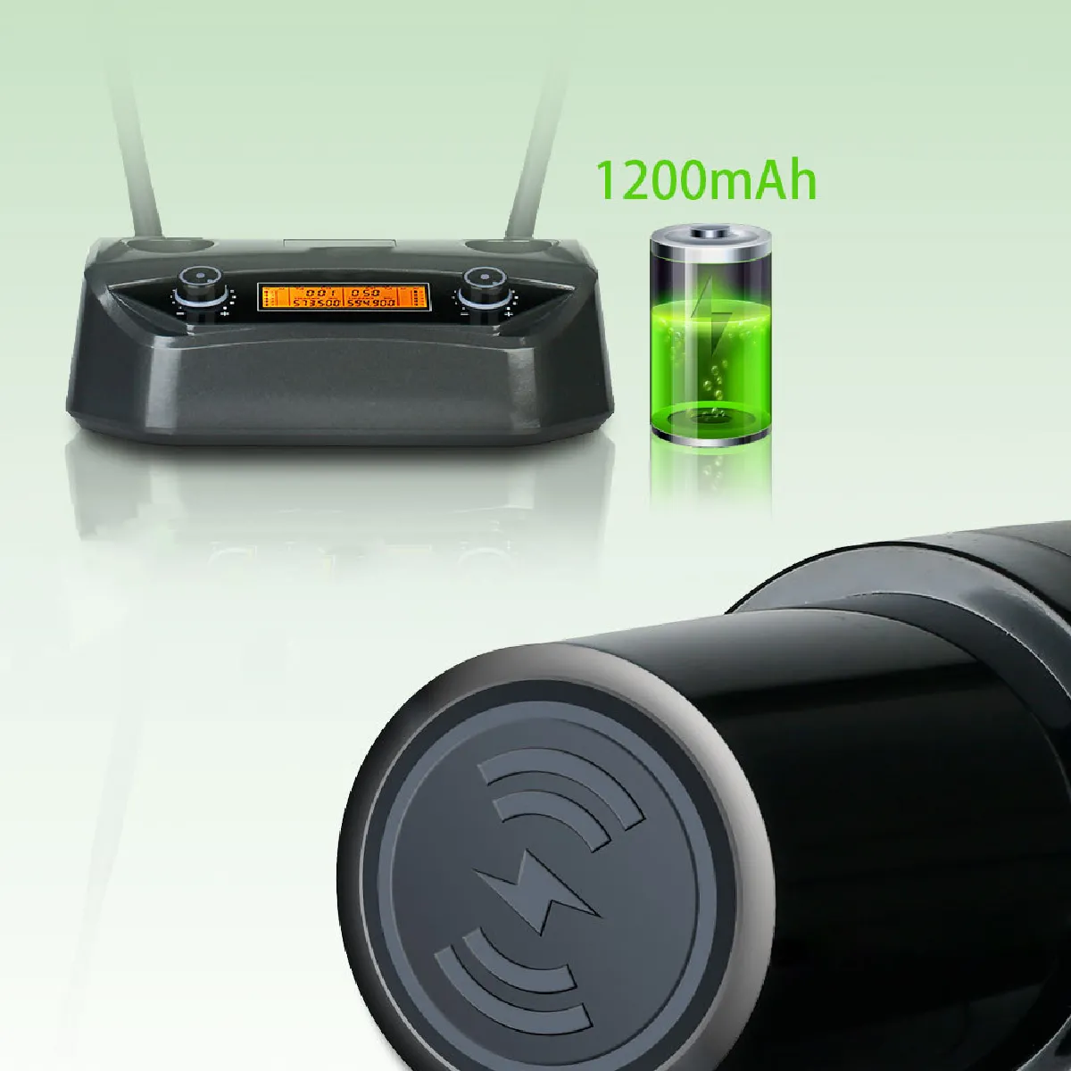 INF Double Microphone Sans Fil