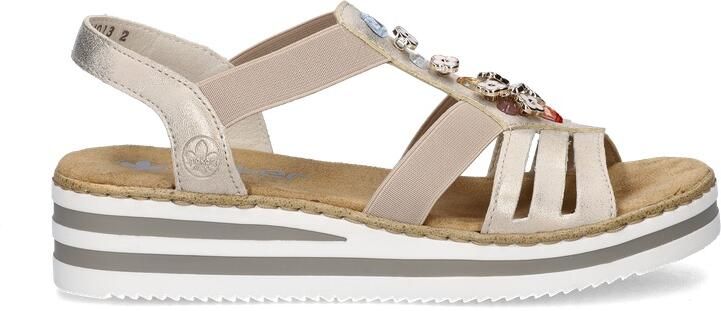 Rieker Sandaal V0245-60 Beige