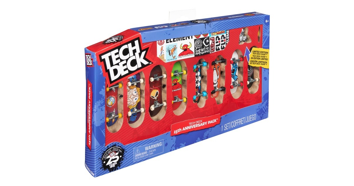 Spin MasterTech Deck - 25th Anniversary 8-Pack Speelgoedvoertuig