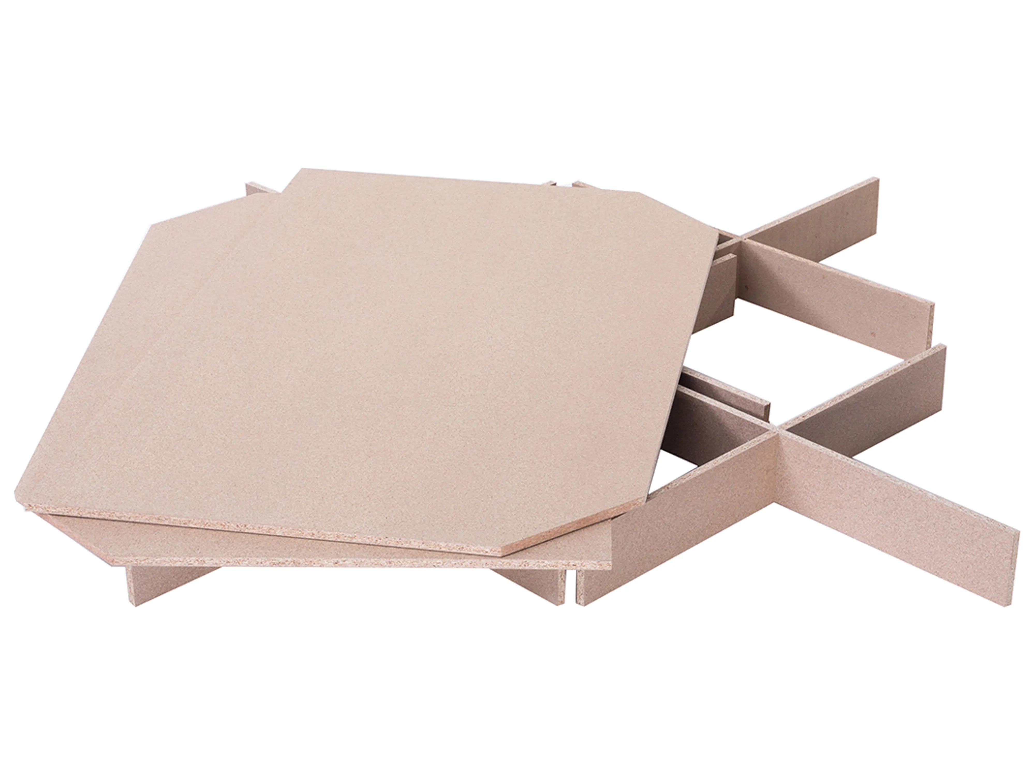 Waterbed Kunstleer ZEN 180 x 200 cm Donker essenhout