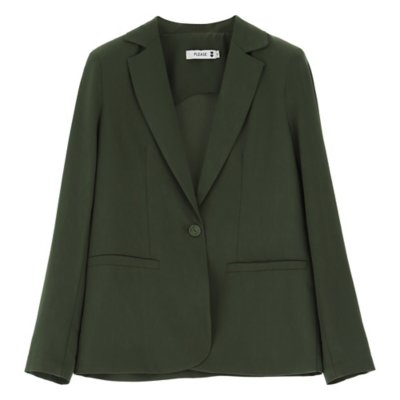 Blazer femme Fluide 1 Bouton PLEASE