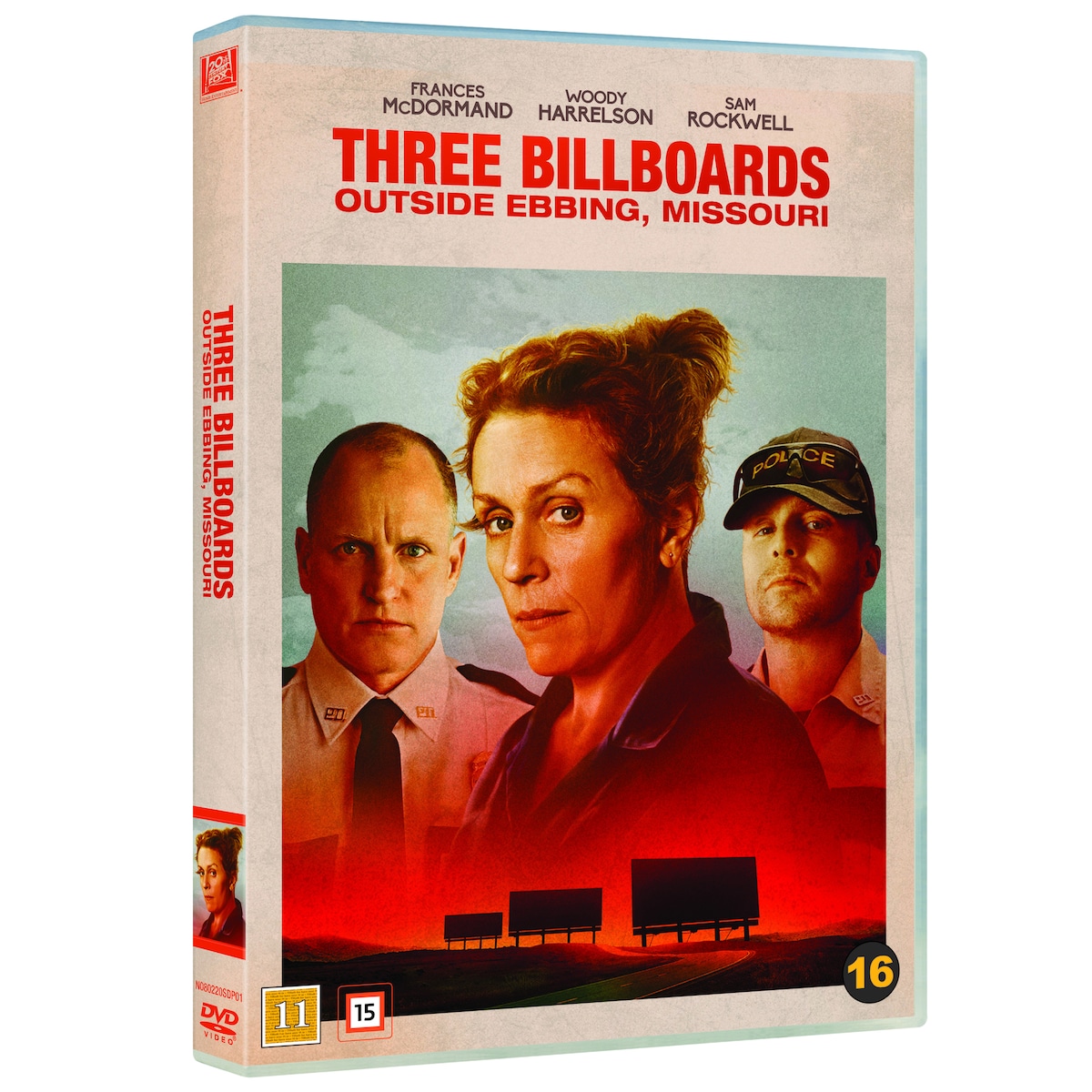 THREE BILLBOARDS OUTSIDE EBBINGS, MISSOURI (DVD)