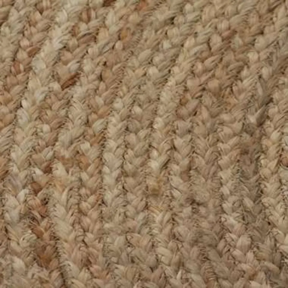 vidaXL - Tapijt - Beige - Jute - 90 cm