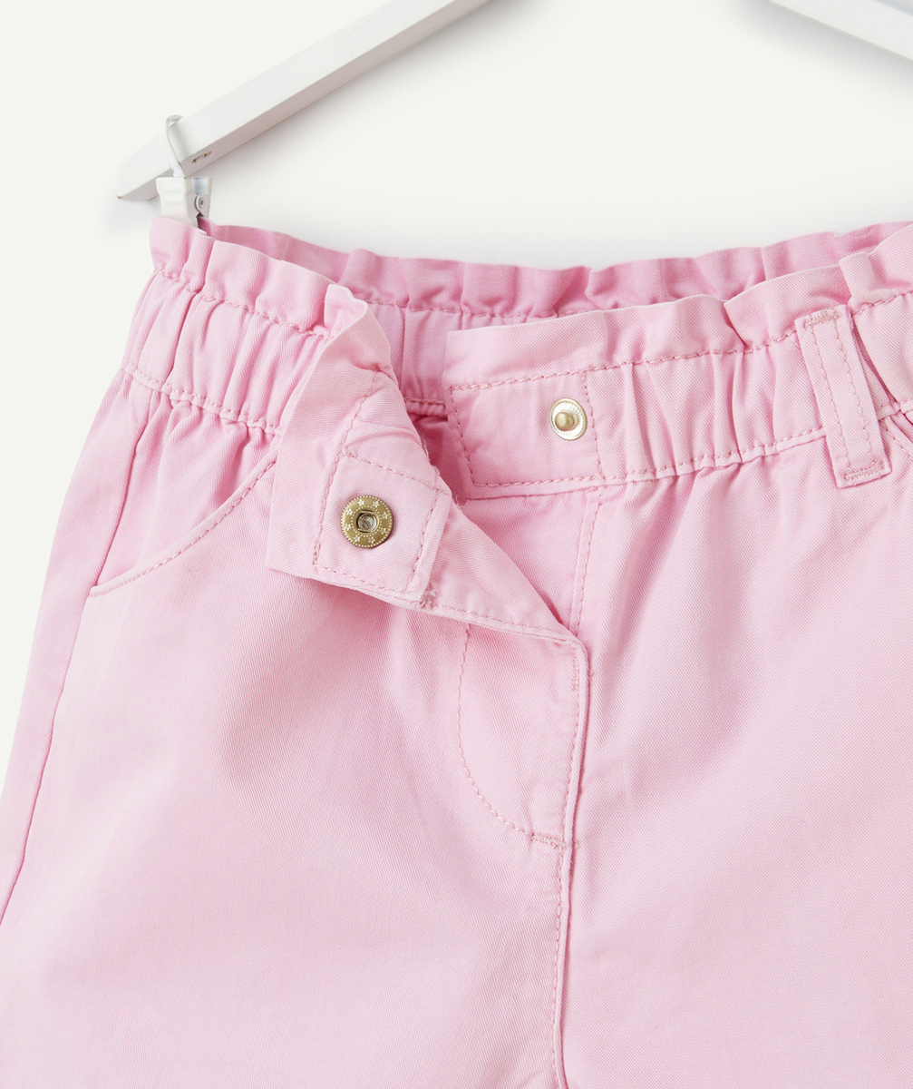 short droit bébé fille rose