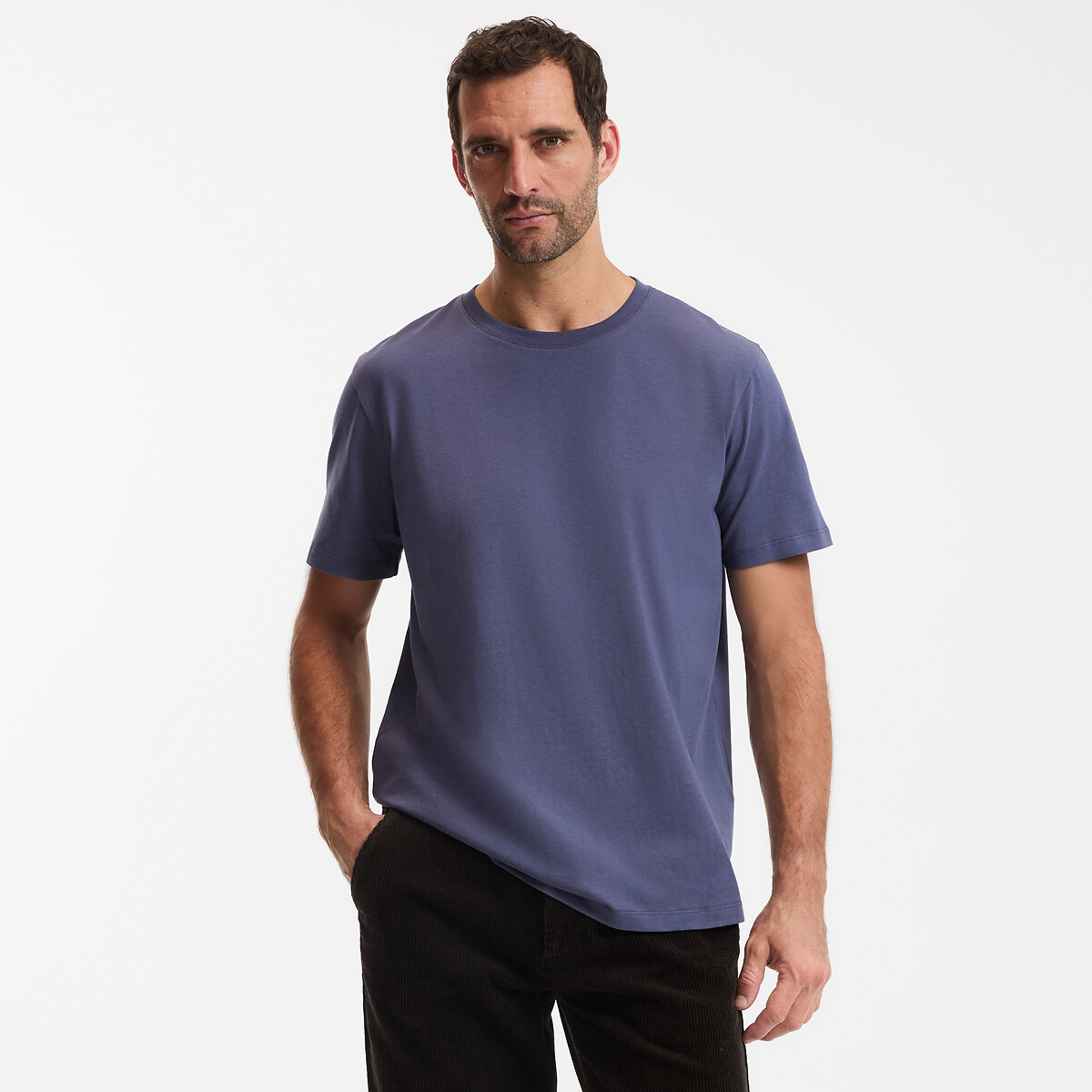 COLEÇÃO LA REDOUTE<br>Camiseta com gola redonda e mangas curtas