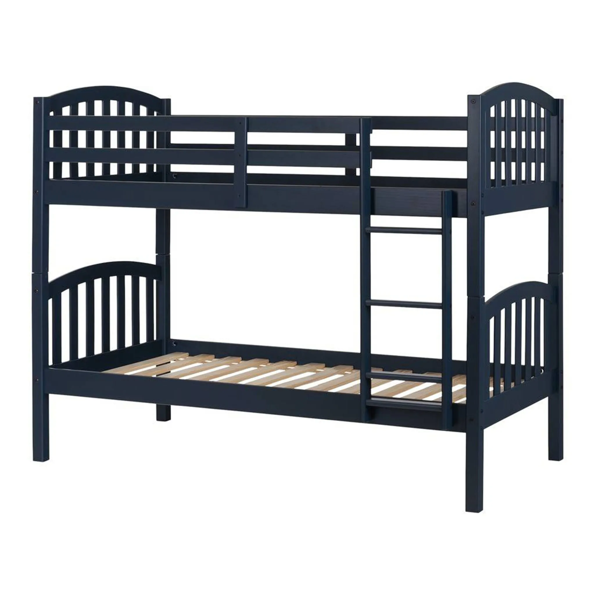 South Shore Lits Superposés en Bois Massif Summer Breeze - Bleu Marine