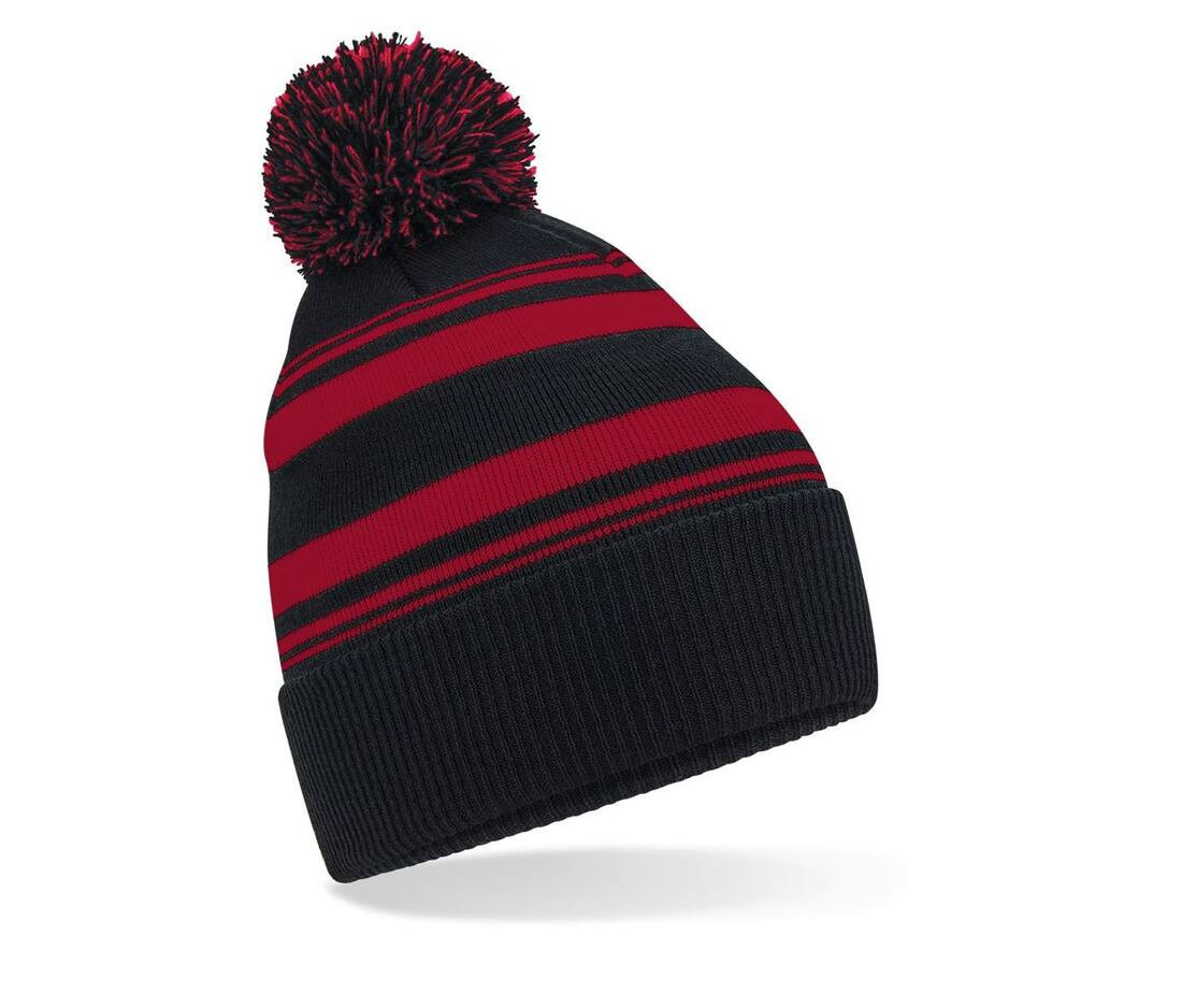 BEECHFIELD BF473R - Bonnet de supporter rayé