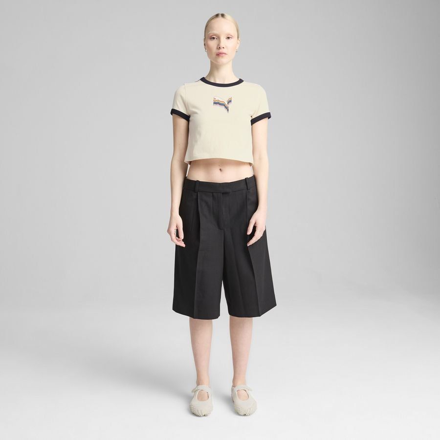 Puma EQUAL LOVE CONFEDERATION Kurzes figurbetontes T-Shirt mit Grafik