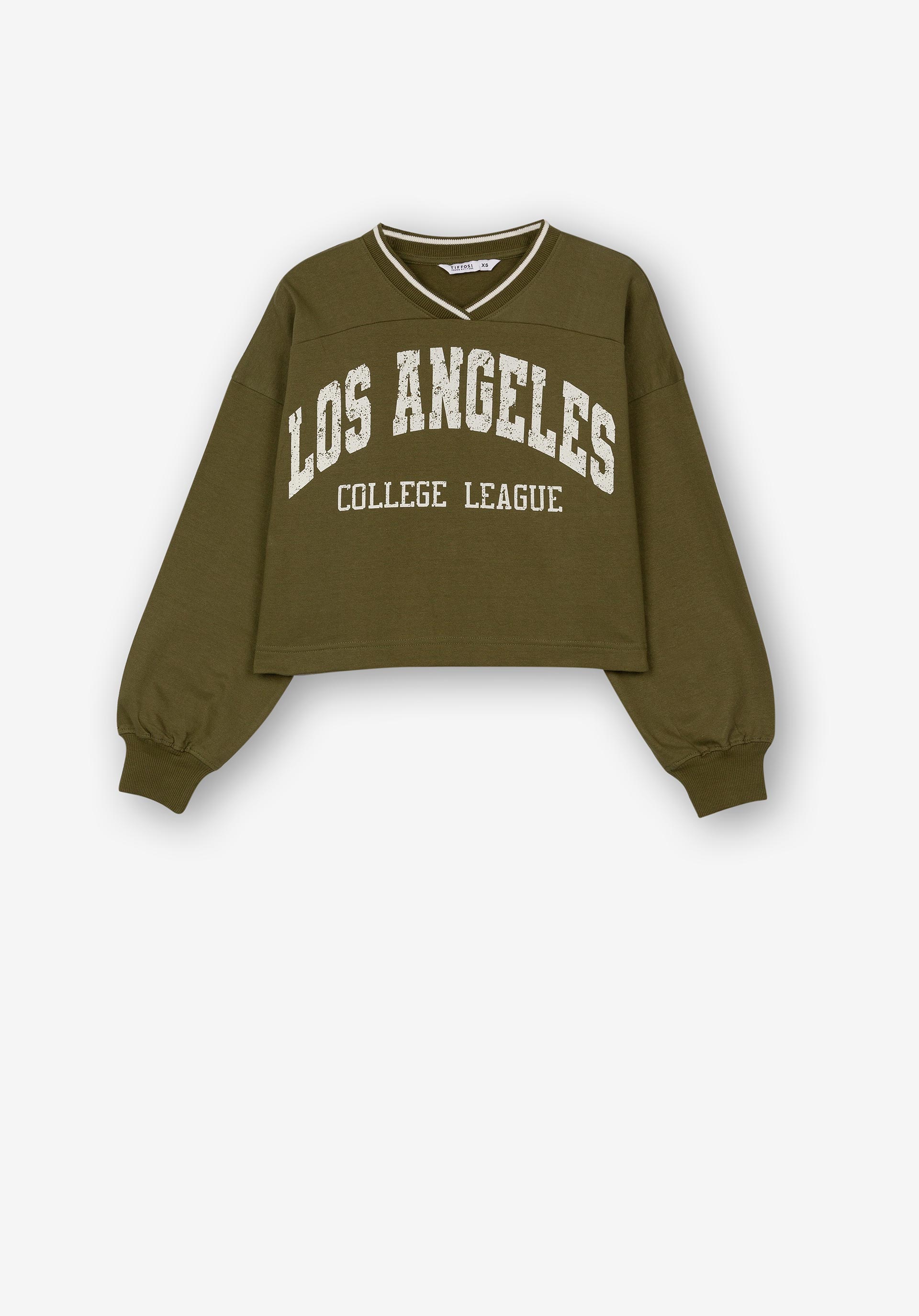 Sweatshirt com Estampado Frontal
