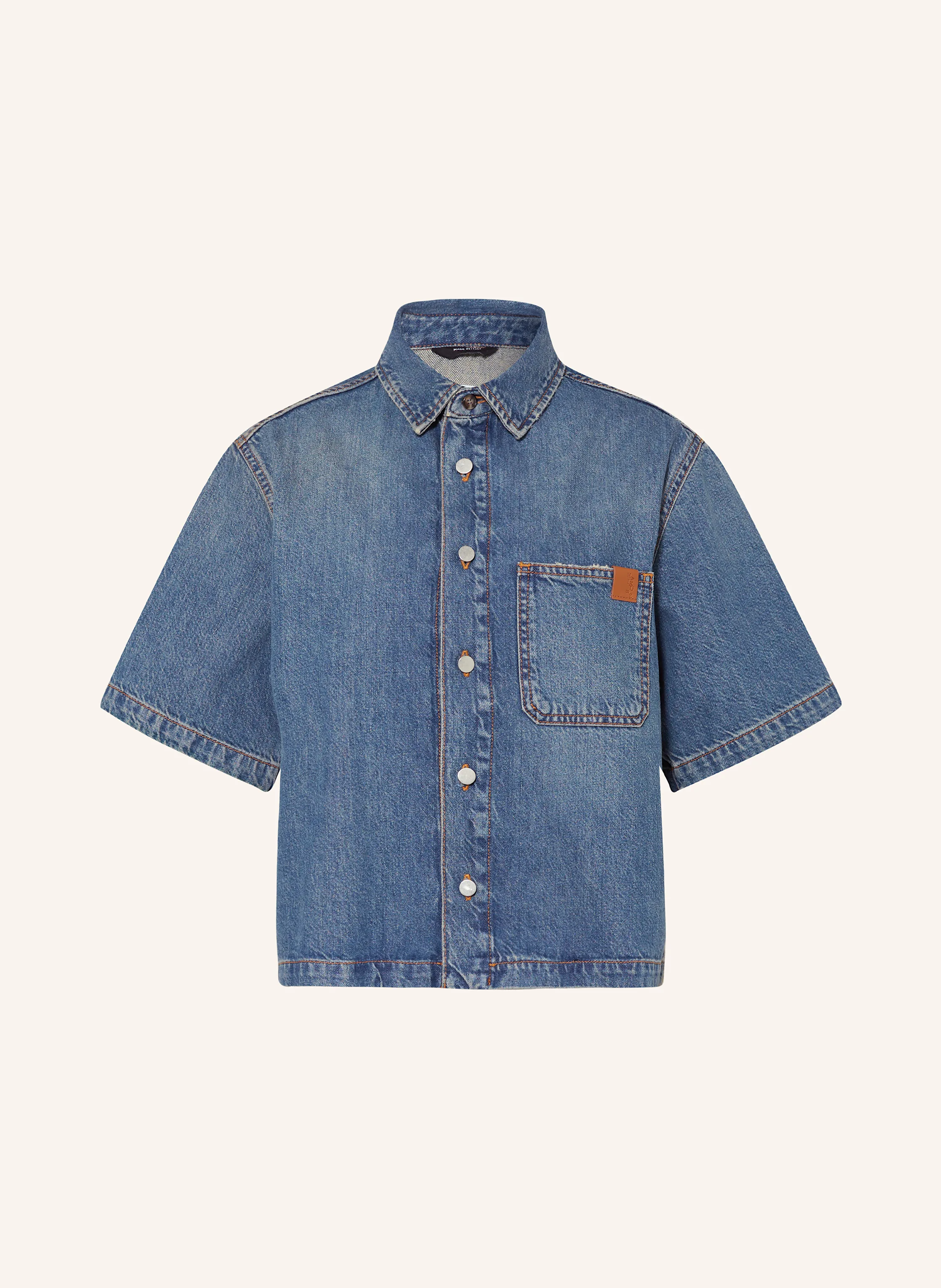 HAIKURE Jeansbluse OLIVE