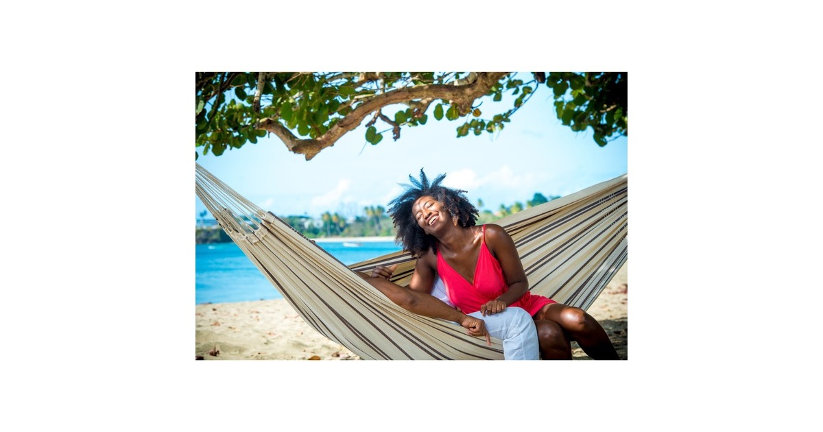 AmazonasBarbados Cappuccino hangmat  (Wit)