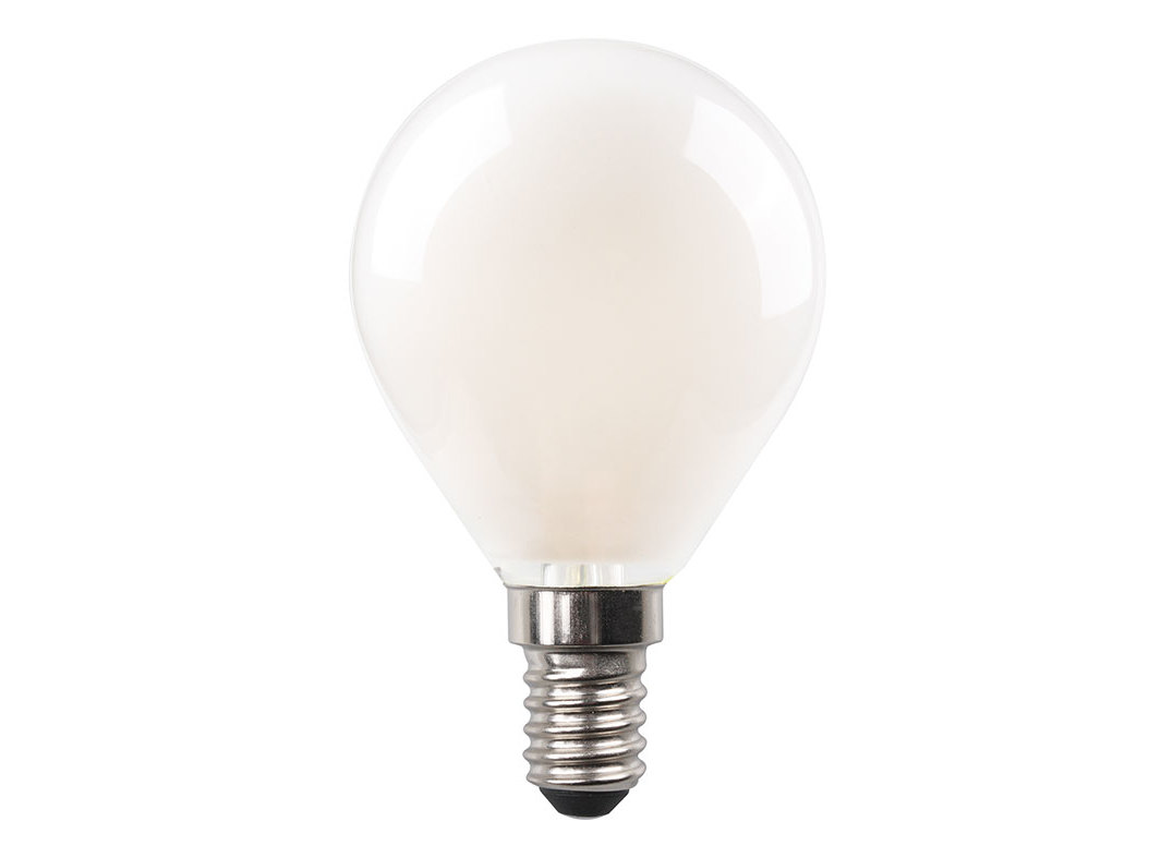 LÂMPADA LED ESFÉRICA AUCHAN E14 40W LUZ AMARELA