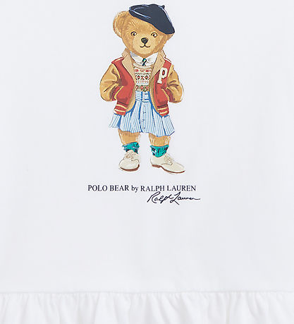 Polo Ralph Lauren T-Shirt - Weiß m. Kuscheltier