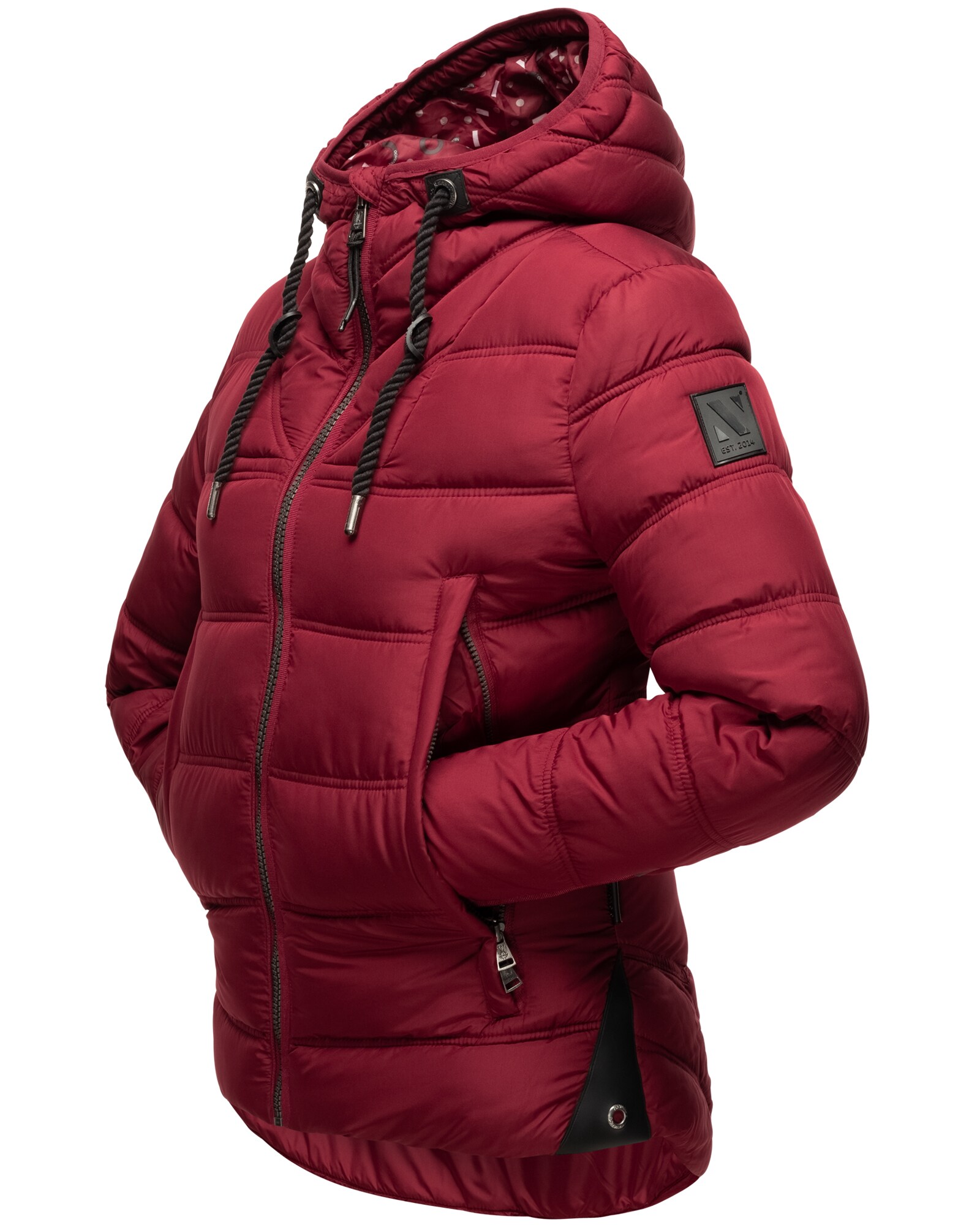 NAVAHOO Damen Steppjacke Warm gesteppte Winterjacke mit Kapuze Renesmee
