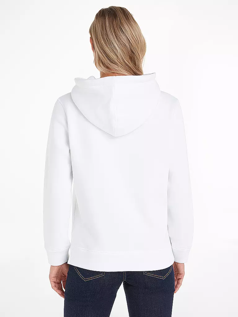 TOMMY HILFIGER Kapuzensweater - Hoodie  weiss