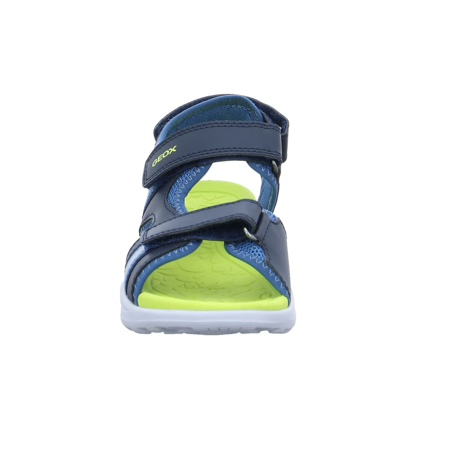 GEOX Jungen-Sandale Blau Lederimitat  Sommerschuh