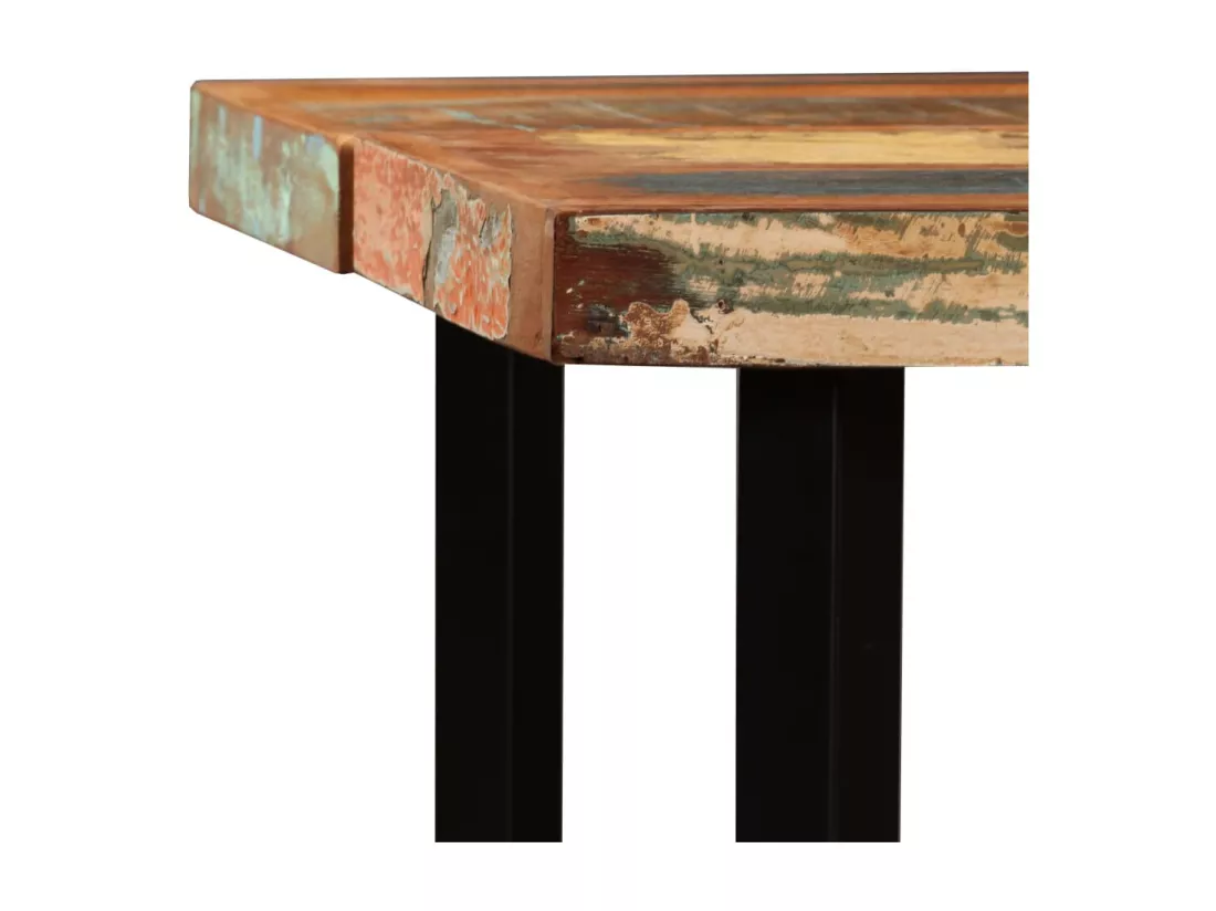 Table de bar Bois massif de récupération 150 x 70 x 107 cm