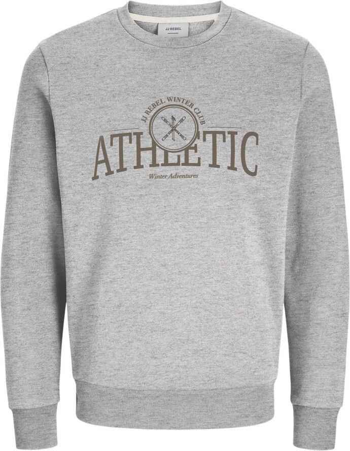 JJ-REBEL JREBANDREW SWEAT CREW NECK Grå