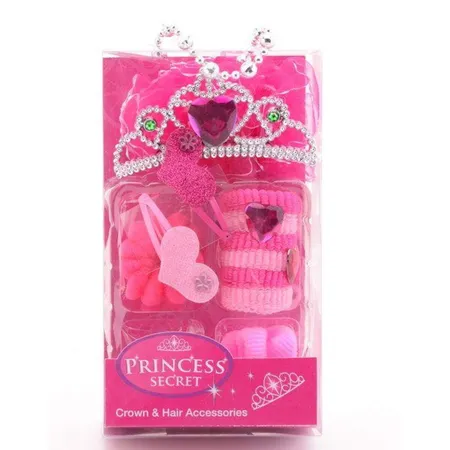 Johntoy Princess Secret Krone und Haarschmuck, sortiert