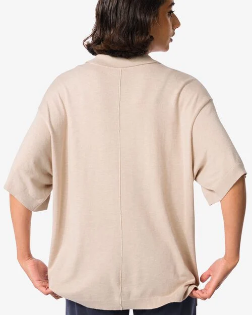 gilet maillé pour femmes  sable