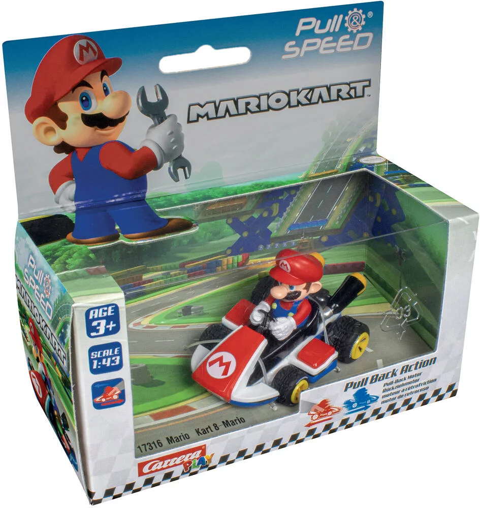 MARIO KART - PULL & SPEED VEHICULE