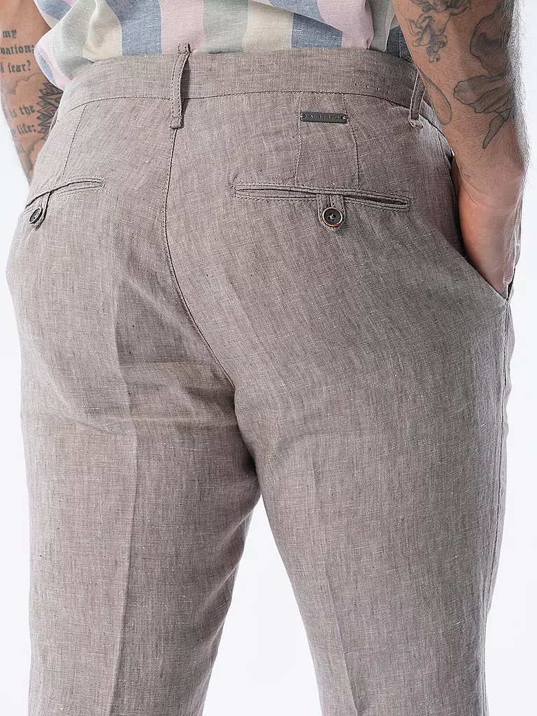 ALBERTO Leinenhose STEVE  beige