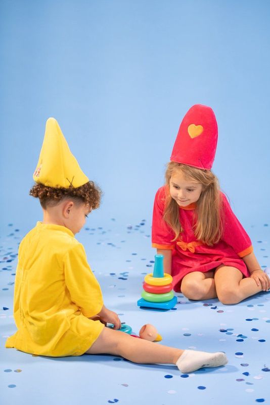 Bumba - Verkleedpak - Geel - Klittenbandsluiting