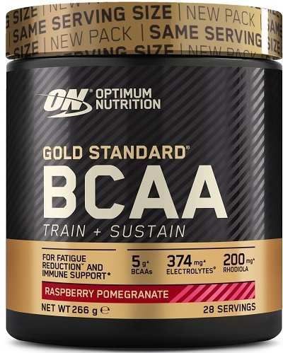 Optimum Nutrition Gold Standard BCAA - Raspberry & Pomgranate - Aminozuren - Train & Sustain