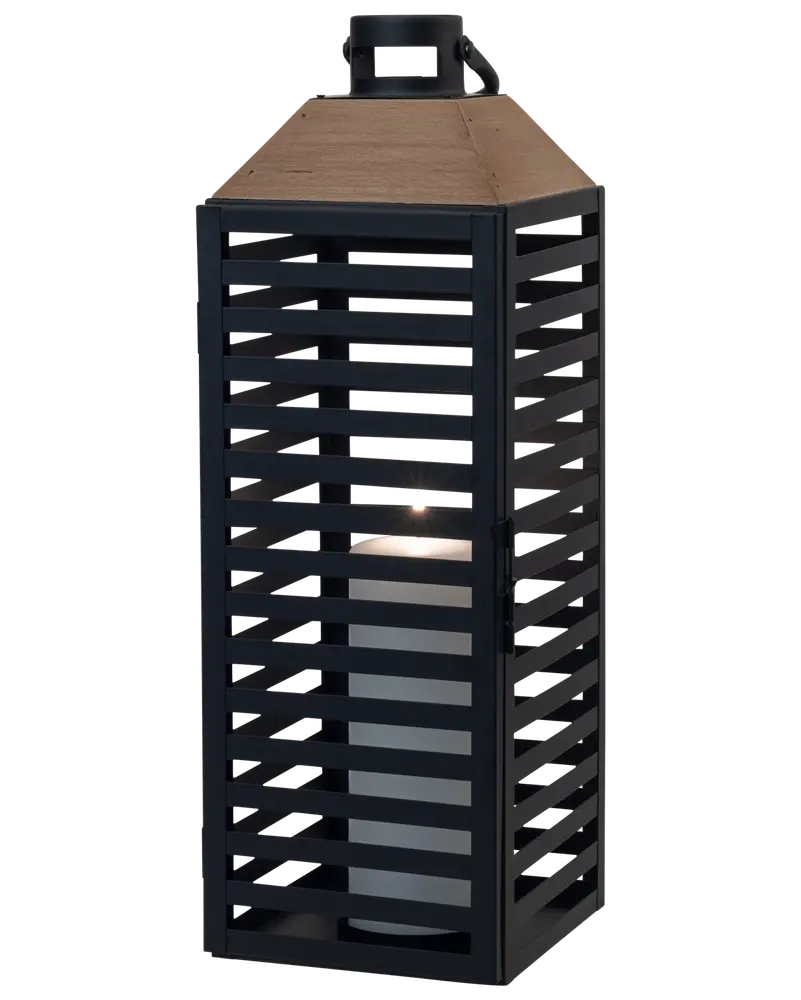 Lanterne 45 cm - sort