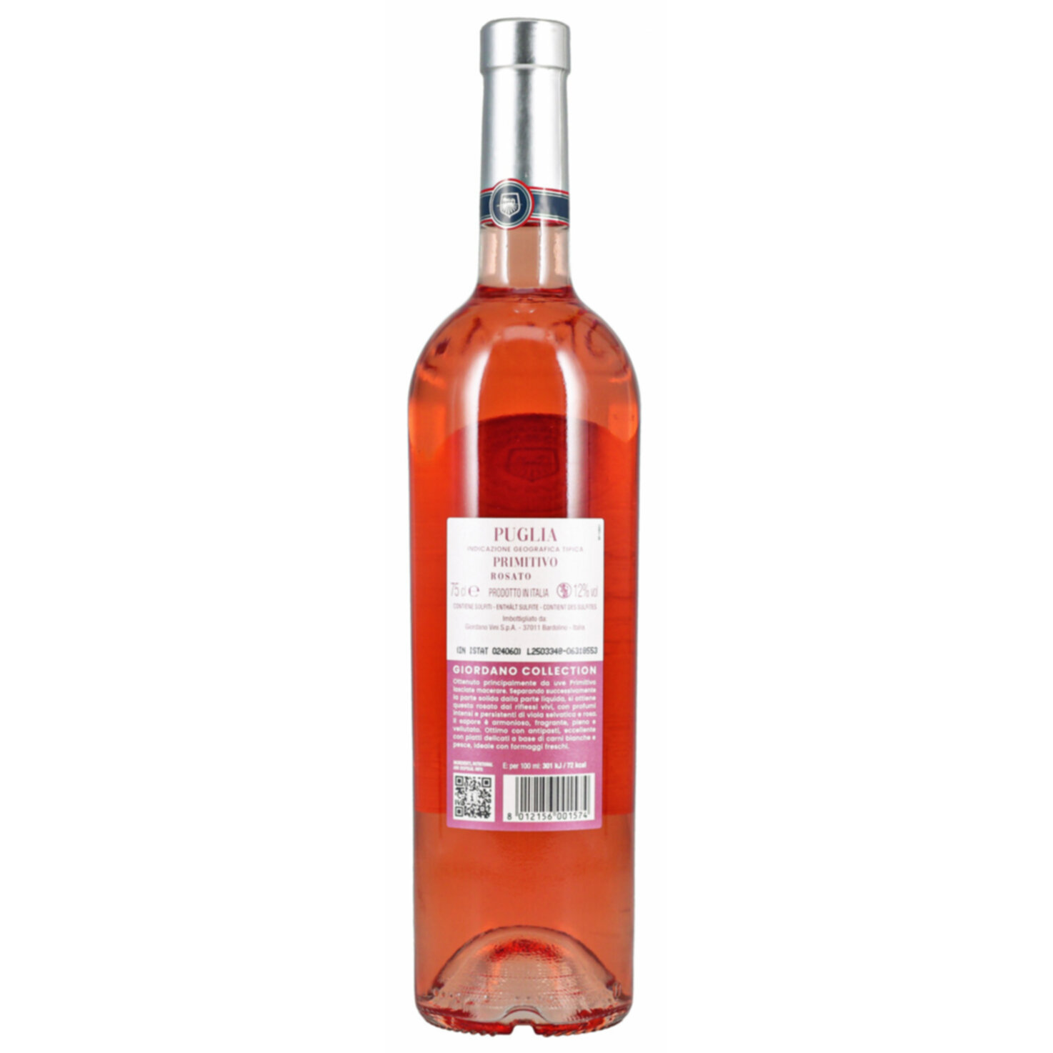 Rosato Puglia IGT Primitivo Cantina Giordano -75cl
