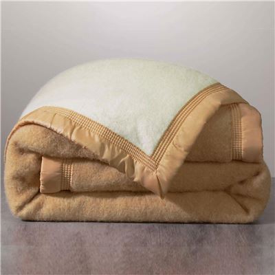 Couverture LAINE Woolmark® 730 g/m² - Très chaude