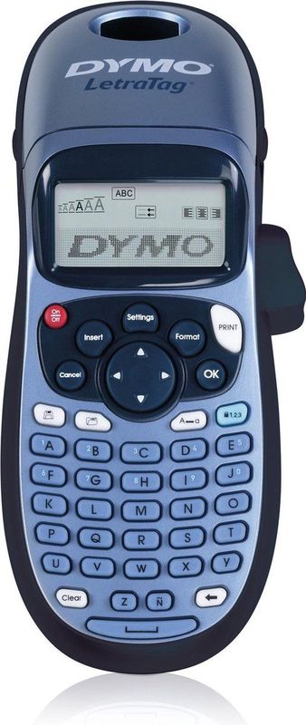 Dymo - LetraTag LT-100H - Beletteringsysteem - Wit - Inclusief Tape 12 mm