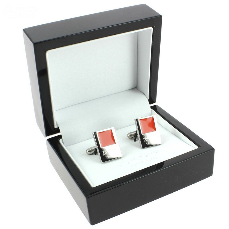 Boutons de manchette, Pantone Cherry Tomato