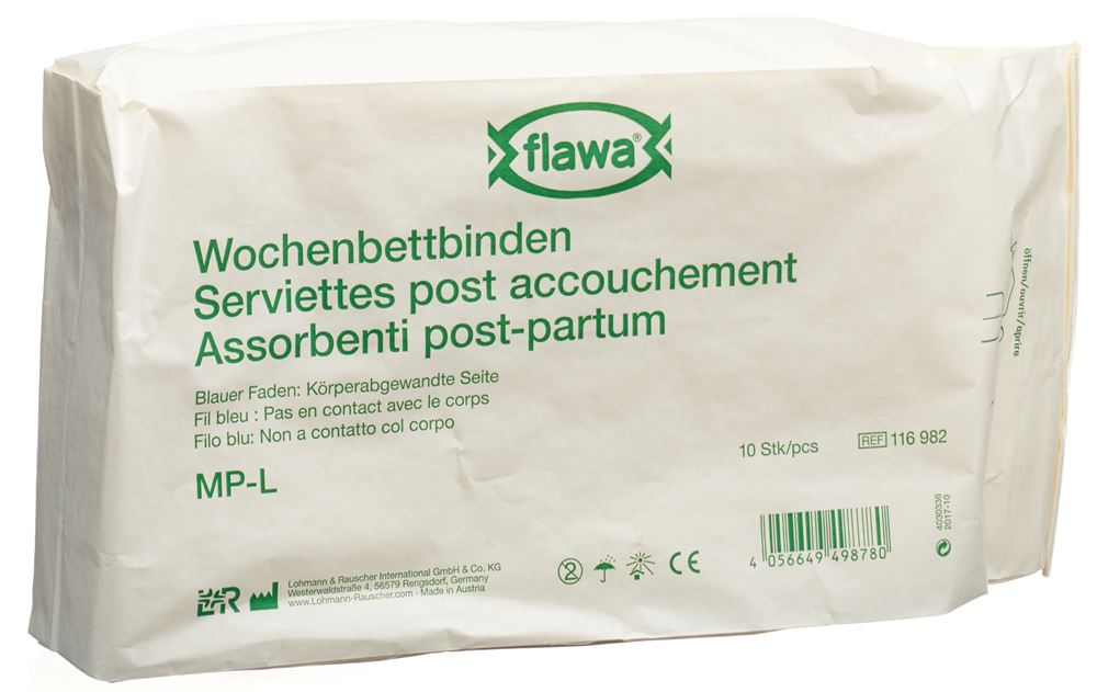 FLAWA Wochenbettbinden MP-L<br>10 Stück, Beutel
