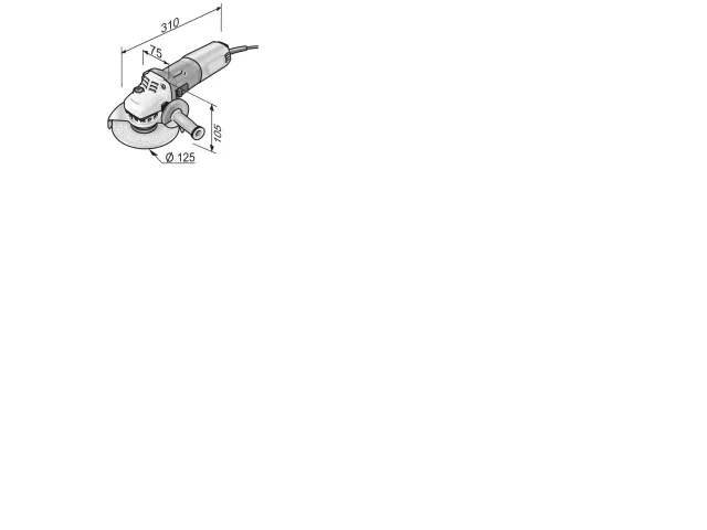 Flex vinkelsliber LE 15-11 125