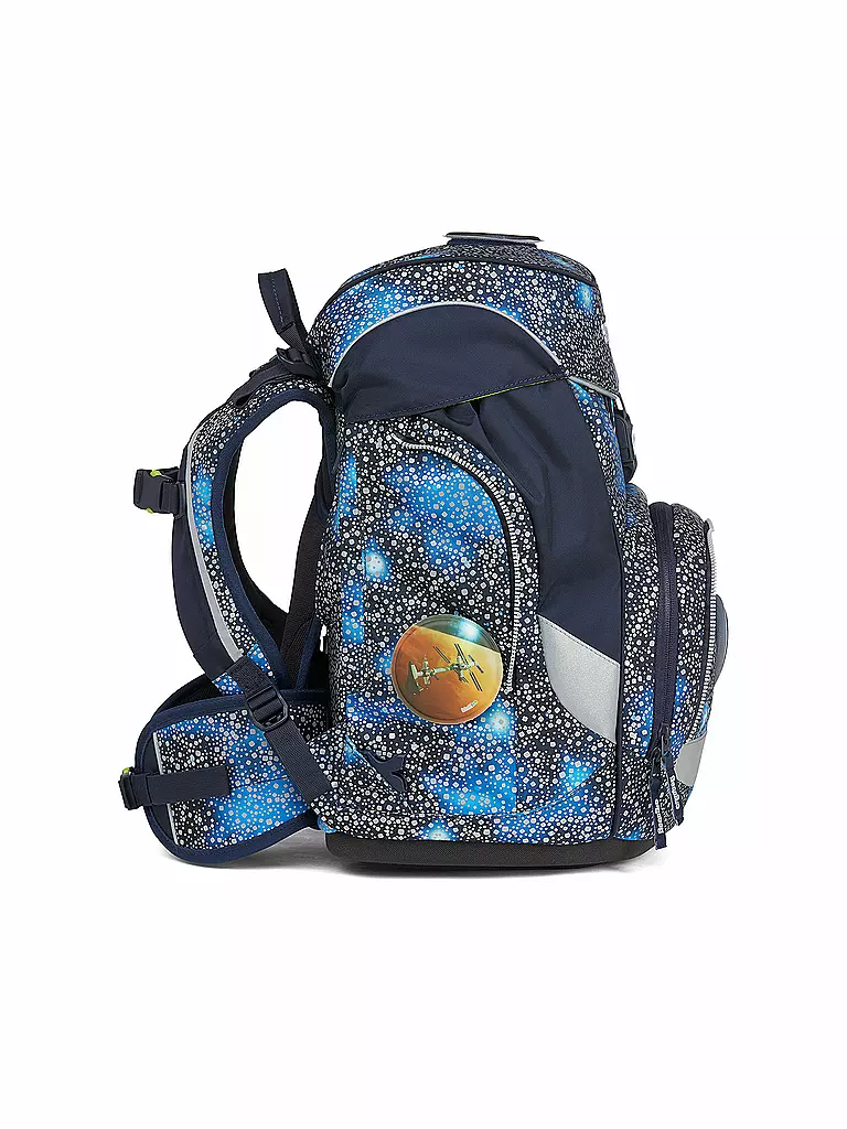 ERGOBAG Schultaschen Set 6tlg. Pack - Bär Anhalter durch die Galaxie dunkelblau